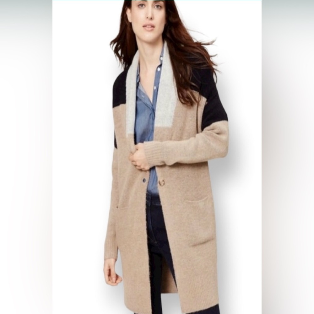 Like New LOFT Italian Yarn Long Cardigan Sweater Size XS
